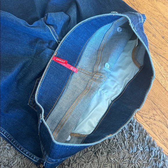SPANX Dark Blue Jeans Size 1X - Picture 10 of 10